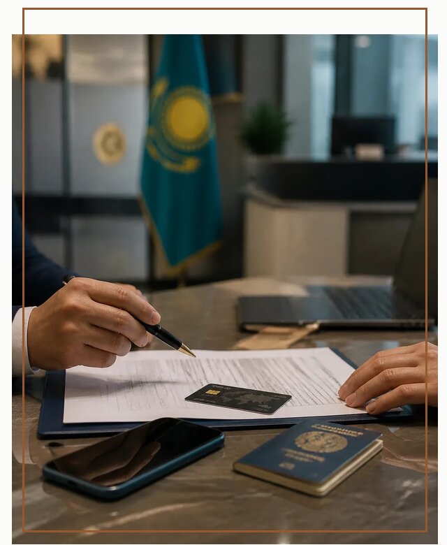 Открытие счета и банковской карты в Казахстане в Реутове